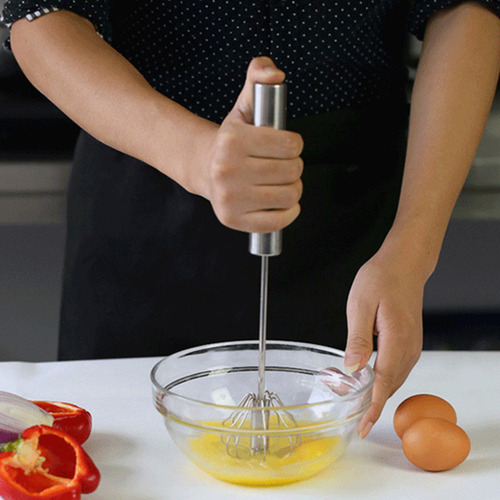 Batidor De Huevos Semiautomático De Acero Inoxidable Para Us