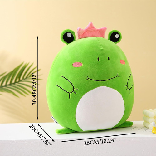 Deiuog Juguete De Peluche De Rana, Suave Y Lindo, Almohada D