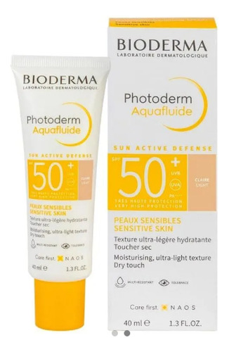 Photoderm Aqua Fluido Claro Pspf 50 X 40ml  Bioderma