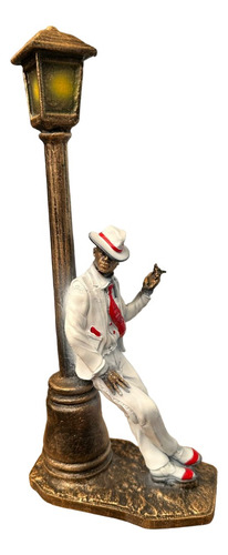 Imagem De Zé Do Coco Em Resina 30 Cm Encostado