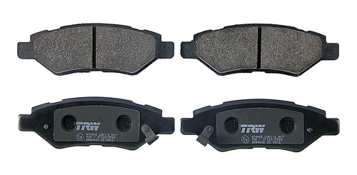 Balatas Bajos Metales Traseras Cadillac Srx 10-16 Trw