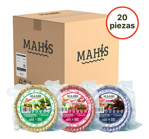 20 Pack Surtido - Sopes Orgánicos Mahís