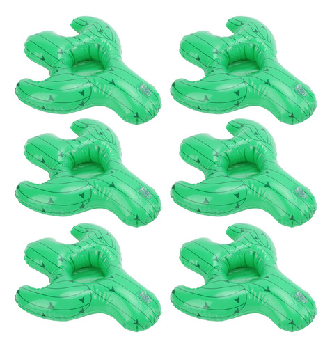 Posavasos Flotantes Con Soporte Inflable Para Piscina, 10 Un