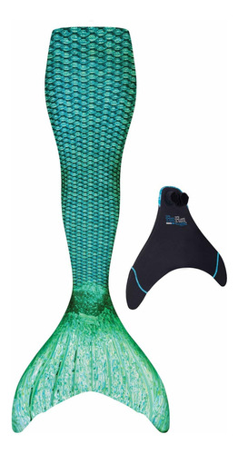 Fin Fun Mermaid Tail, Puntas Reforzadas, Con Monofin, Ce