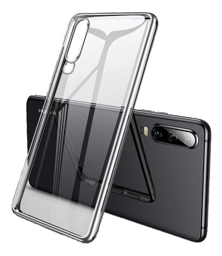 Funda Tpu Orilla Platinada Huawei P30 Pro, P30 Y P30 Lite