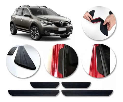 Molduras Lateral Baguetas Puertas Negro Stepway 2019