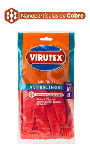 Guantes Antibac Con Nanopartículas De Cobre Talla M Virutex