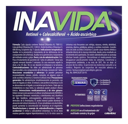 Inavida Caja Con 5 Cápsulas N/a