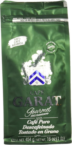 Garat Descafeinado Entero 454gr, Café