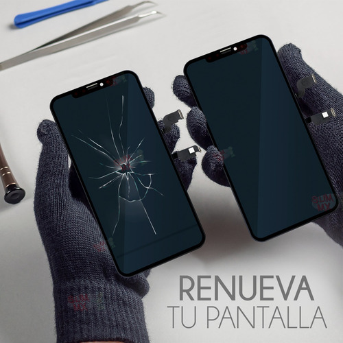 Pantalla Completa Para iPhone XS Max A1921 A2101 A2102 A2104 Incell Color Negro Slim Company