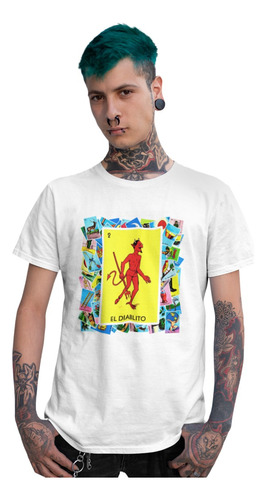 Creativa Playera De La Loteria El Diablo