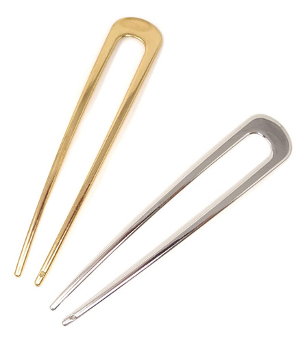 Tenedor De Pelo De Metal Con Horquilla En Forma De U