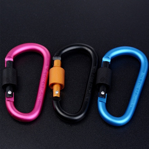 A 10pcs Mosquetón Cerrojo Gancho Clip De Resorte Llavero