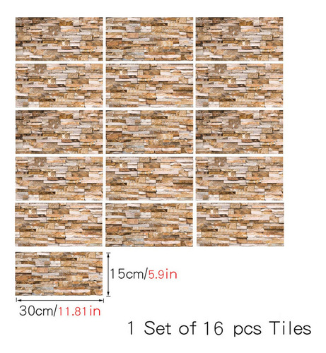 Pegatinas De Pared Autoadhesivas De Simulación Para Decoraci