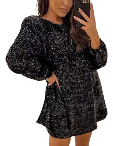 Vestidos holgados manga larga new arrivals