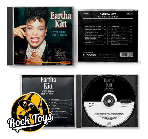 Eartha Kitt - Live At Tivoli 1993 Cd Vers. Usa (Reacondicionado)