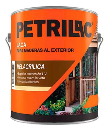 Laca Melacrilica Petrilac Ext/int Doble Filtro X 4lt Pintumm