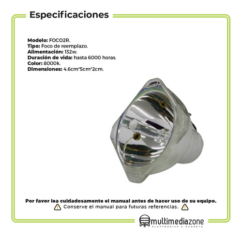 Schalter Foco Lampara Bulbo 2r 132w Cabeza Movil Beam 2 Pz