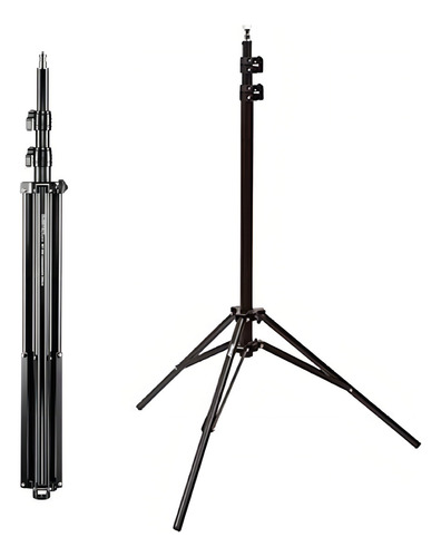 Tripé de luz fotográfica com flash Softbox Stand 2,49 Mts Deal Electronics DE-806