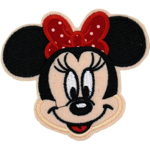 3 X Inch Diseño Mouse Minnie Roja Logo Insignia Para Coser