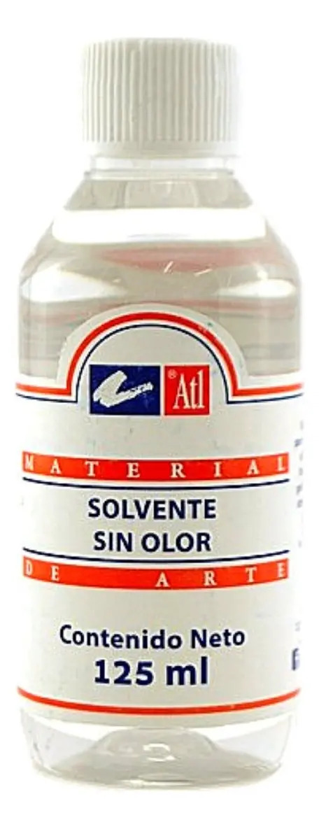 Solvente Sin Olor ATL 125ml para Pinturas al Óleo y Limpieza de Pinceles