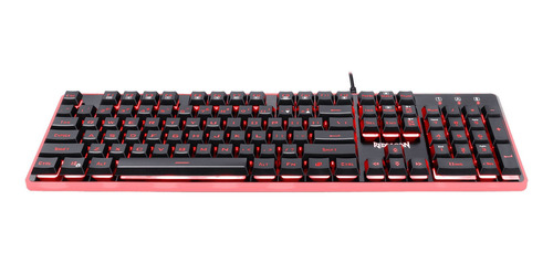 Imagen 2 de 4 de Teclado Gamer Redragon Dyaus K509 Español Luz De 7 Colores