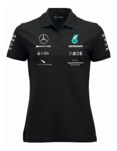Playera Polo Escuderia Mercedes Amg Petronas F1 *dama.