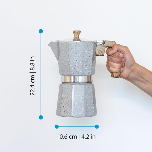 Cafetera De Estufa Milano, Moka De 9 Tazas, Cafetera De Café