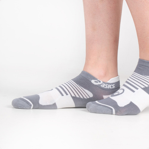 Calcetines Asics Mujer Blanco Gris Quick Lyte 3p 3032a032113