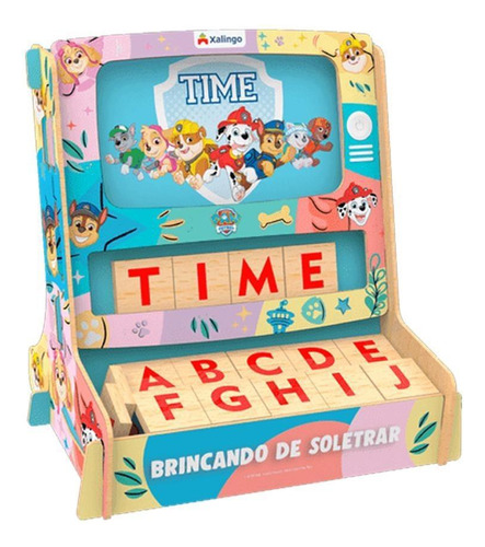 Jogo Infantil Brincando De Soletrar Patrulha Canina Xalingo