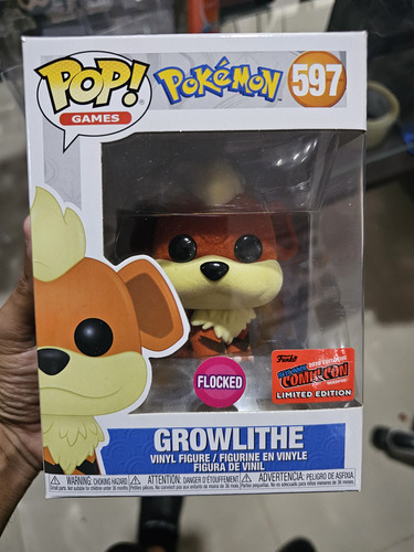Funko Pokemon Growlithe Flocked (Usado)