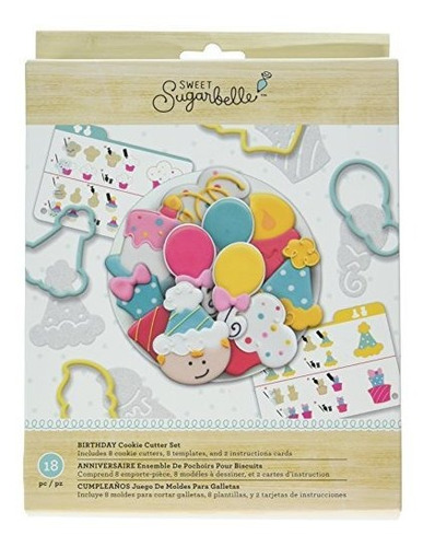 American Crafts Amc Sugarbelle Birthday Cookie Cutter Kit