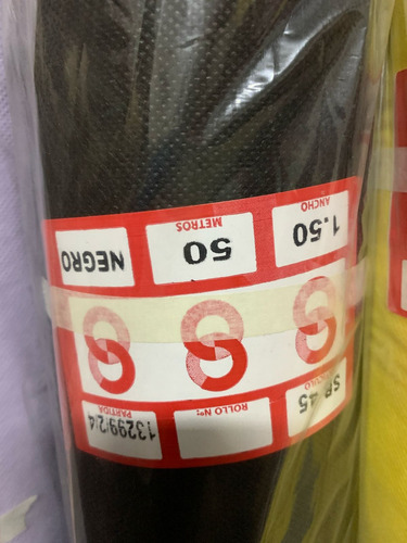 Friselina Color 45gr 1.50 De Ancho Negro Liso