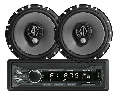 Estereo Bluetooth Parlantes Bomber 6 Pulgadas Triaxial Bbr