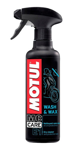 Limpiador En Seco Para Moto Motul Mc Care E1 Wash & Wax 