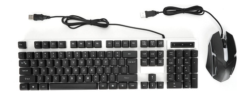 Combo Teclado Mouse Cable Portatil Liviano Multifuncional