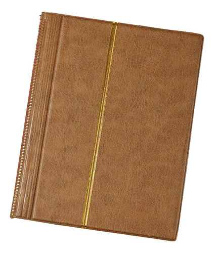 Interleaf Type Stamp Album 10 Sheet (20 Page) Storage Brown