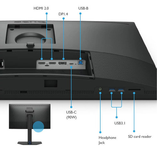 Monitor BenQ 27" 60Hz 2K 220V