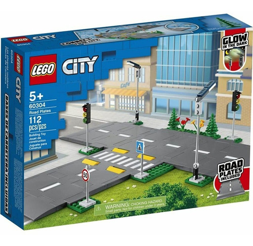 Juguete Bloques Lego City Placas De Carreteras Febo