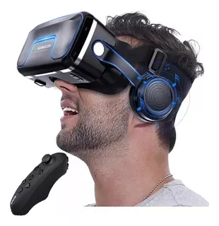 Lente 3d De Realidade Virtual Vr Com Controle Remoto