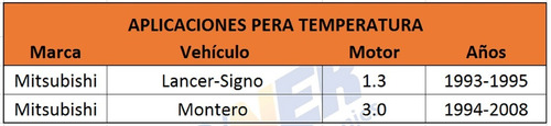 Pera Temperatura Mitsubishi Lancer-signo Montero