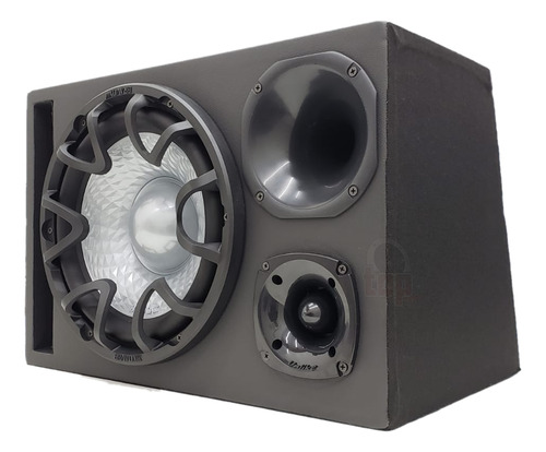 Caixa Trio Completa Bravox Uxp 12 D4 800w + Driver E Tweeter