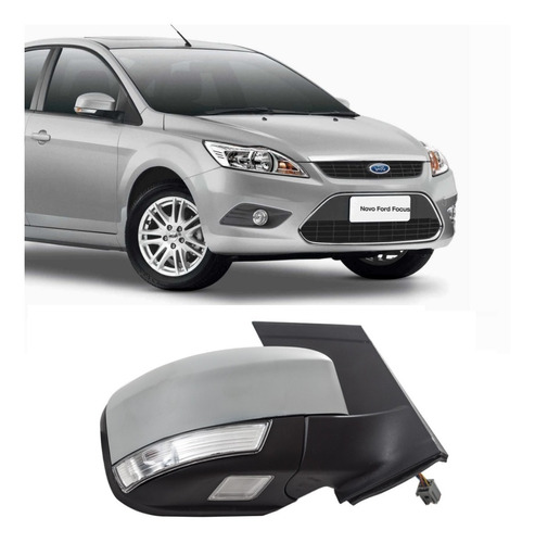 Espejo Exterior Ford Focus 2 Ghia 2008/2013 Luz Cortesia C