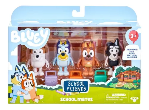 Bluey Set 4 Figuras Bluey Casa En La Playa 15 Piezas 2023