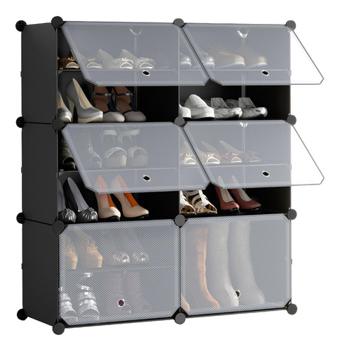 Cuzdeco Organizador De Zapatos Cabient Zapatero De 6 Cubos