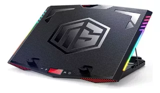 Cooler Para Laptop Gamer Rgb Cybercool Con Display 6 Niveles