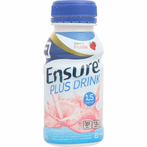 Pack Ensure Plus Drink Frutilla X 6 (237 Ml C/u)