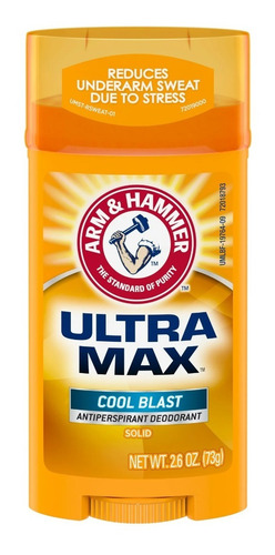 Desodorante Arm & Hammer Ultra Max Cool Blast Barra Blanca