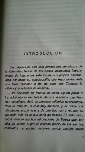 Asi Er Teresa De Los Andes, Edit, Monte Carmelo. (fisico) (Usado)