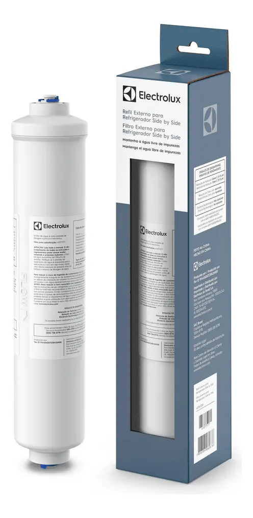 Electrolux Filtro de Água Refil Externo para Refrigerador Side By Side, Refil Duração 6 Meses ou 1000L